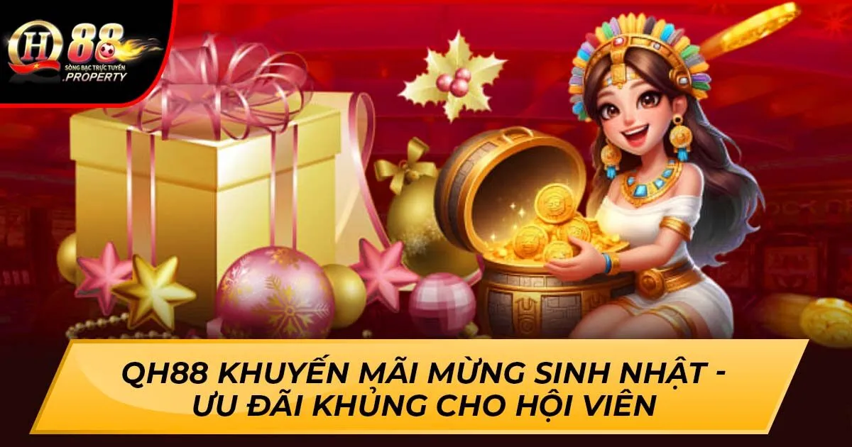 QH88 Khuyến Mãi Mừng Sinh Nhật - Ưu Đãi Khủng Cho Hội Viên